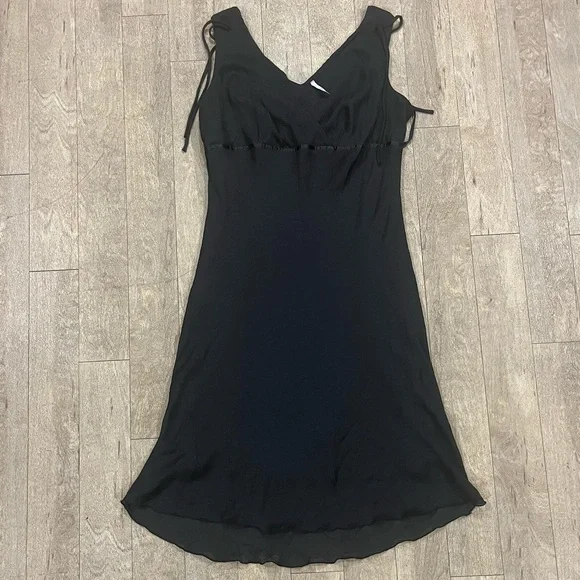 Vintage Black Midi Dress - Picture 1 of 4